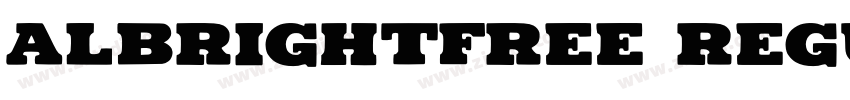 Albrightfree Regular字体转换